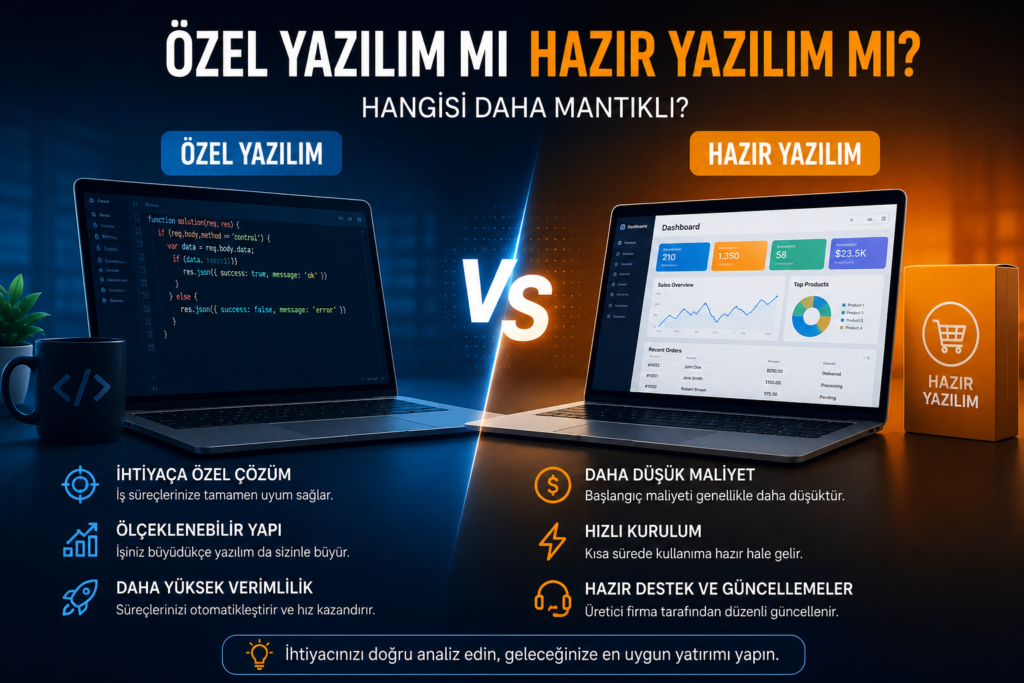 Özel Yazılım mı Hazır Yazılım mı